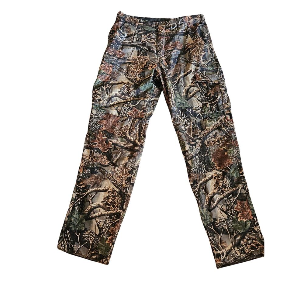 Cabelas Mens 38R Insulated Cargo Pants Dry Plus Advantage Timber Camo Waterproof